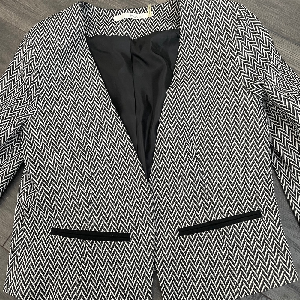 Black and White Blazer
